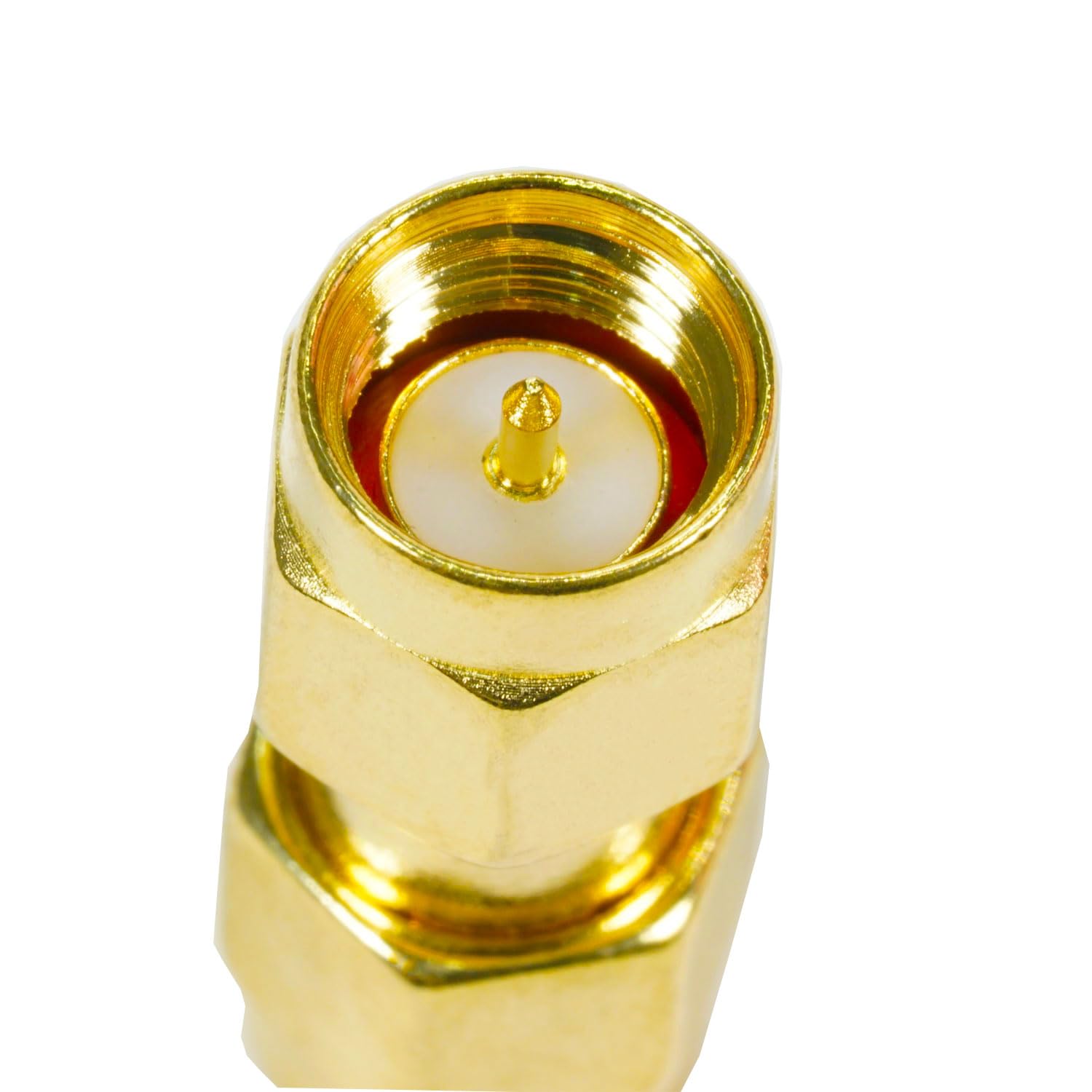 Fohevers 2 Pcs RP-SMA Male Plug to SMA Male Adapter RF Coaxial Coax Connector for Antenna Radio WiFi Router FPV Dron Mobile - Image 4