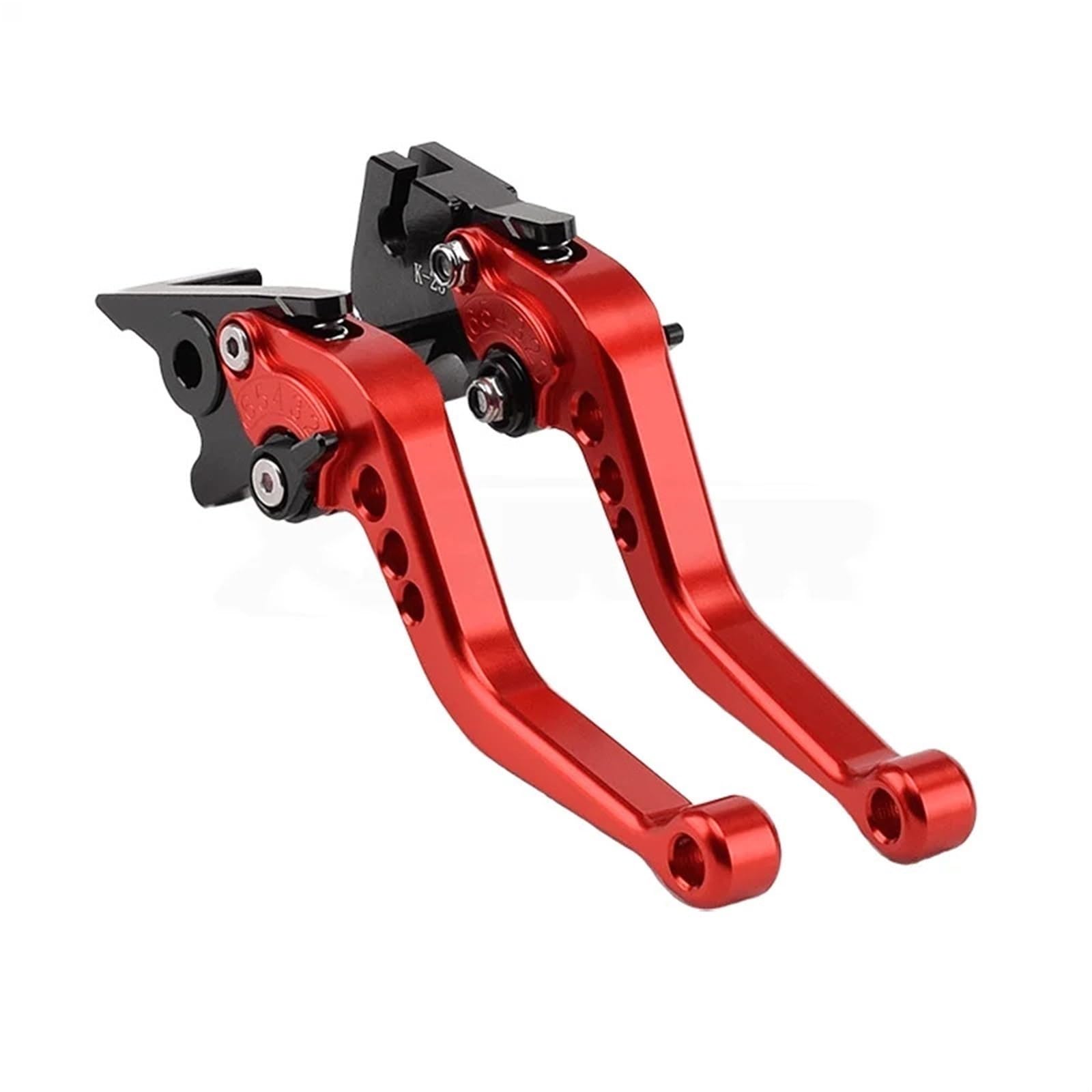 Palancas de freno ajustables Kawasaki Z900 kit de manijas de embrague ergonómicas color rojo
