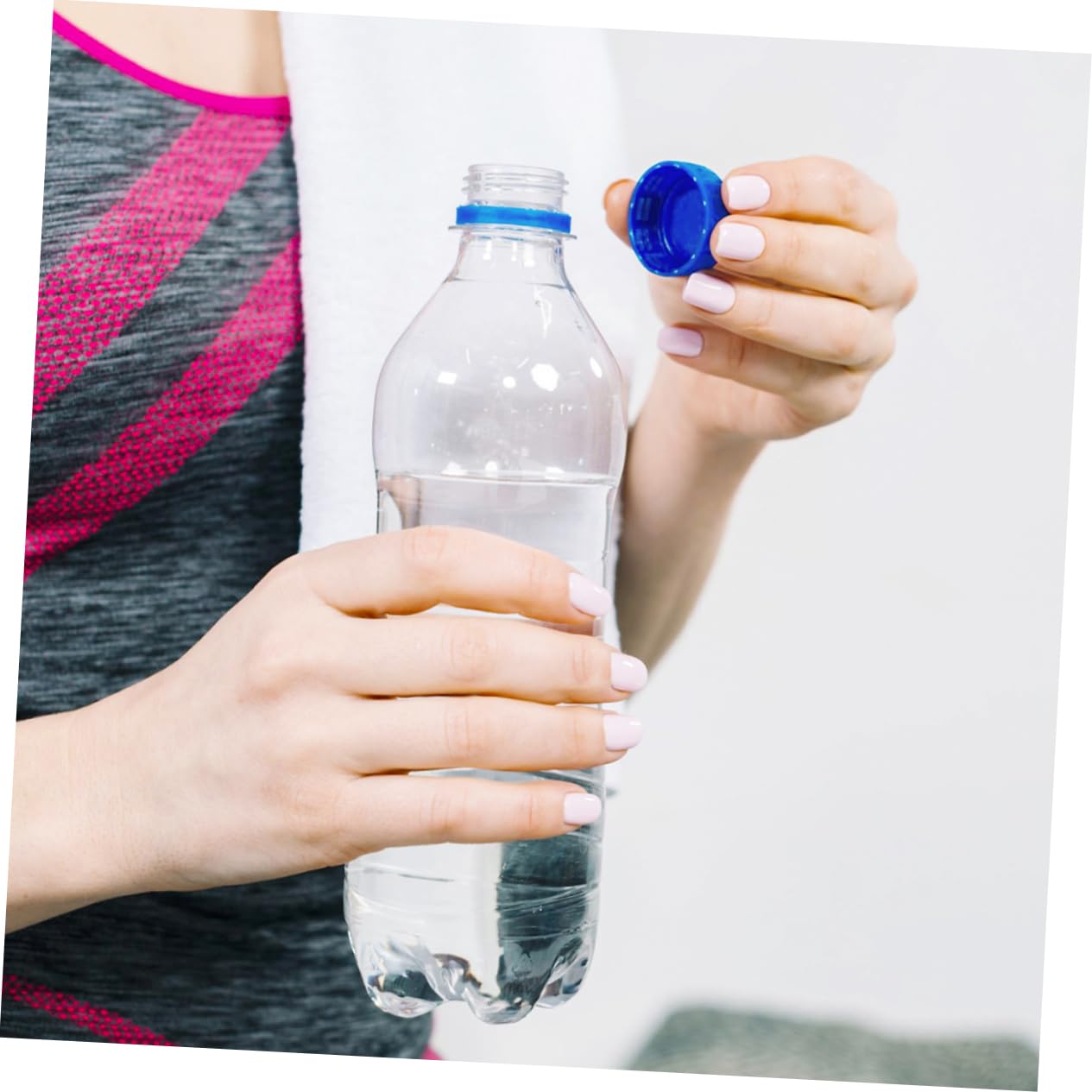 Amazon.co.jp: HOMOCONO 100個プラスチック製ボトルキャップ 水筒