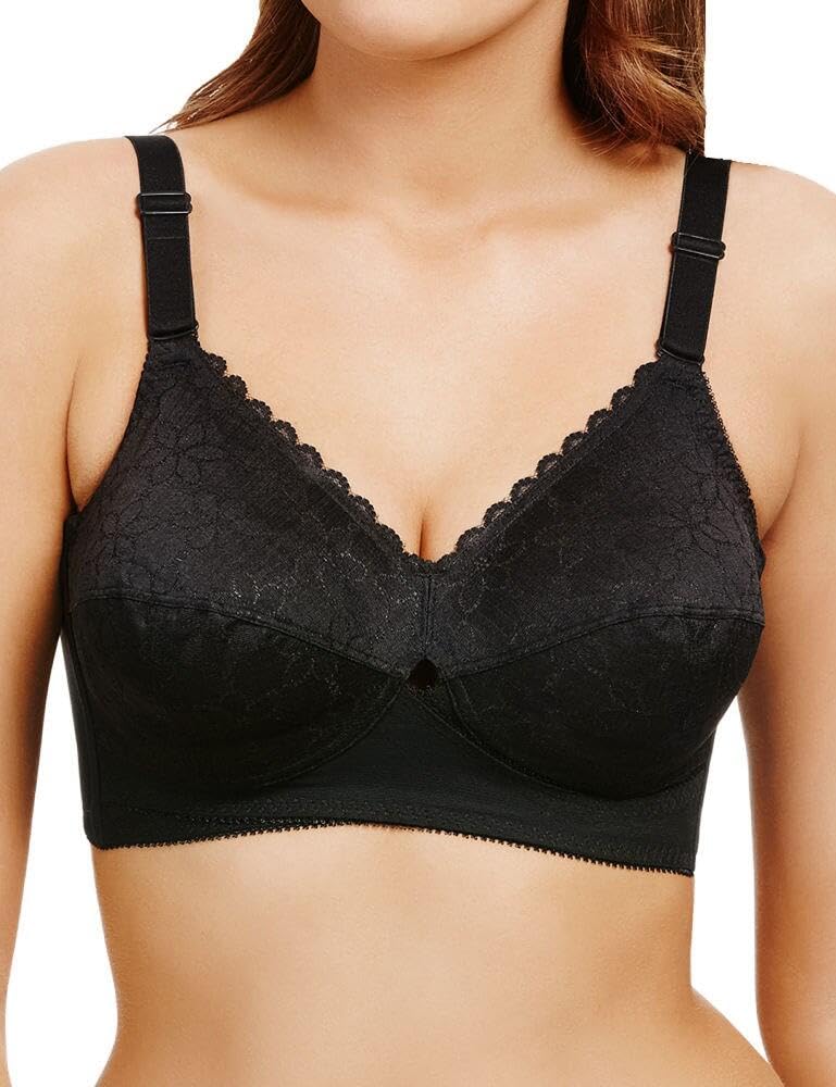 Berlei Women's Black Classic Full Cup Bra Coverage, Opaque, 46B