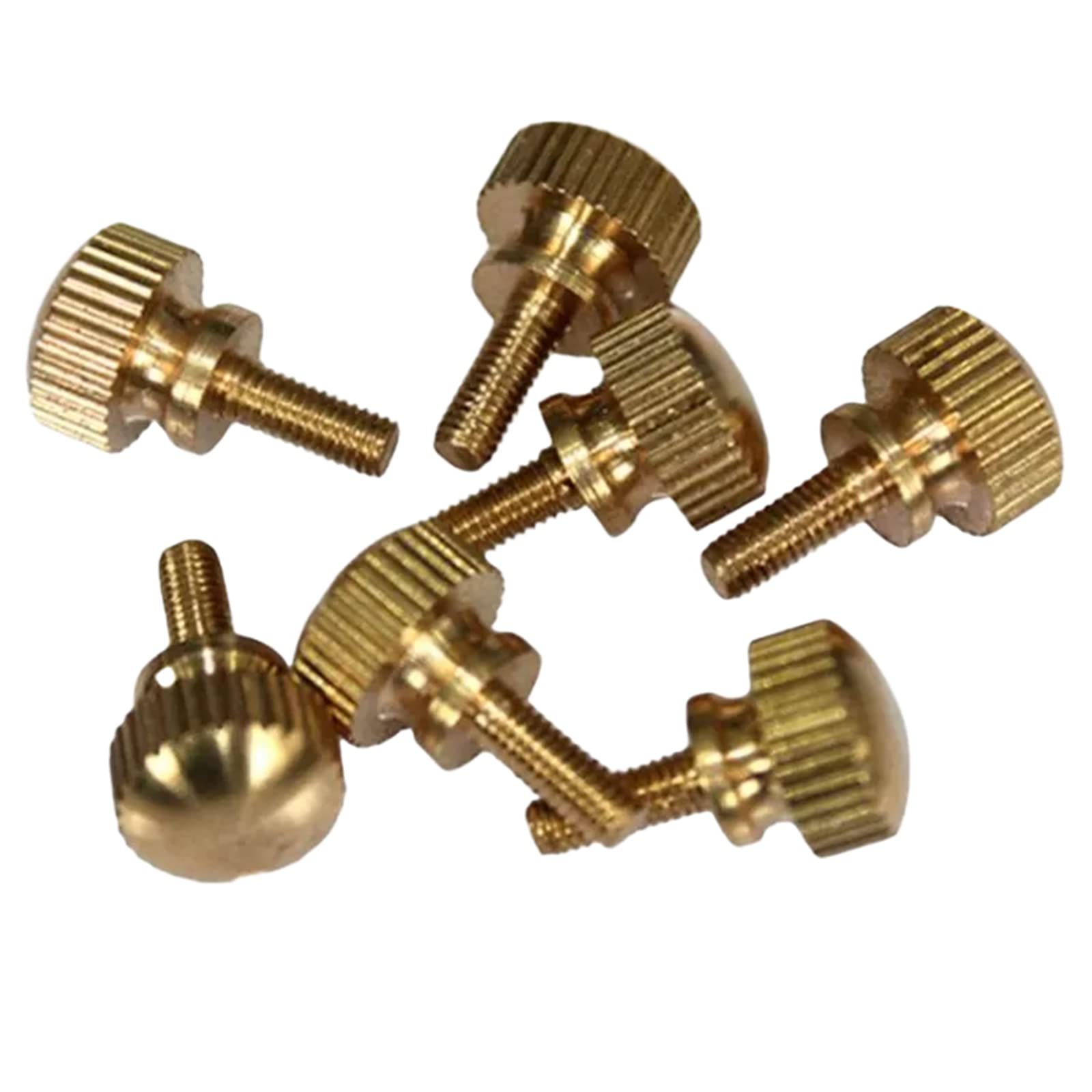 5 Viti A Testa Zigrinata In Ottone M3 X 4 Mm – Serraggio A Mano Facile Per Elettronica E Meccanica