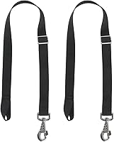 Vista 1 de Correas de manta de caballo de alta calidad, correa elástica de repuesto para el vientre con broches giratorios y extremo de bucle, longitud