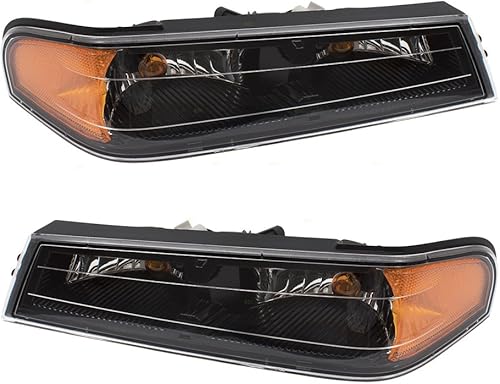 Lentes de lámparas de señalización delanteras para chofer y pasajero, repuesto para camioneta pickup GMC, Chevrolet, Isuzu 20936077 20936078