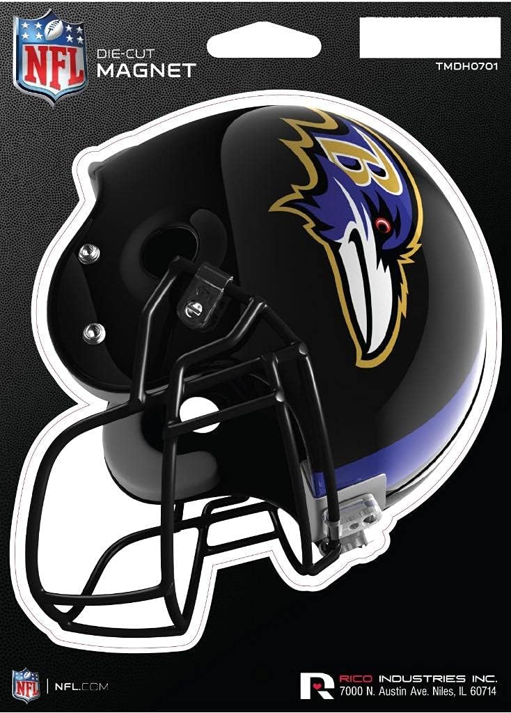Baltimore Ravens Die Cut Helmet Magnet : Sports & Outdoors