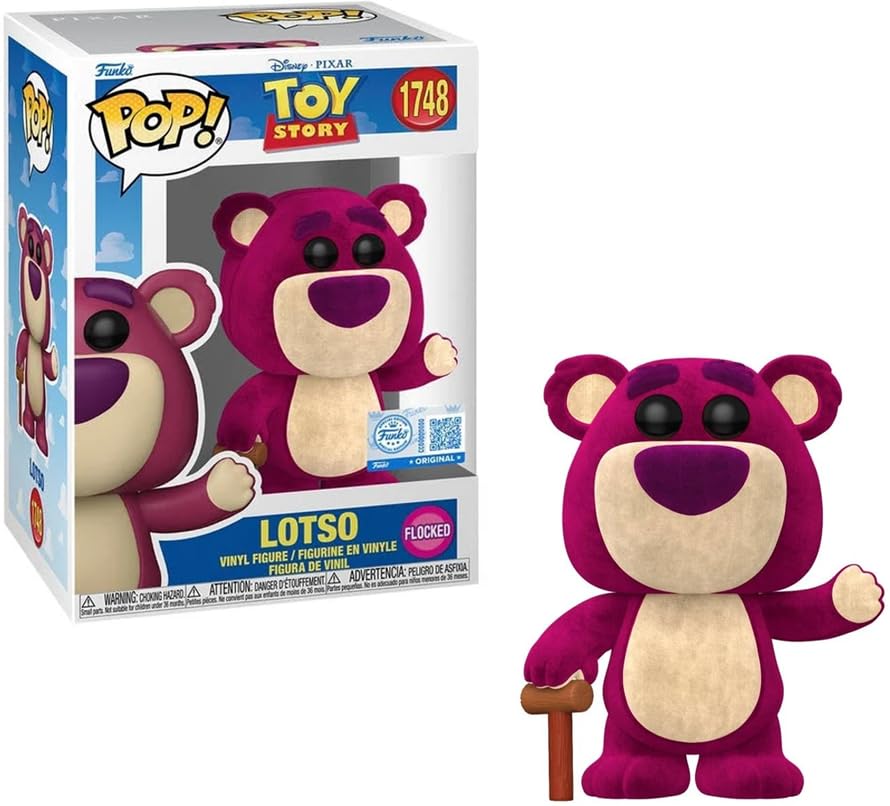 Funko Pop ! Disney | Toy Story Lotso Flocked N°1748 | Édition spéciale velours | Figurine en vinyle à collectionner | Personnage Pixar | FS