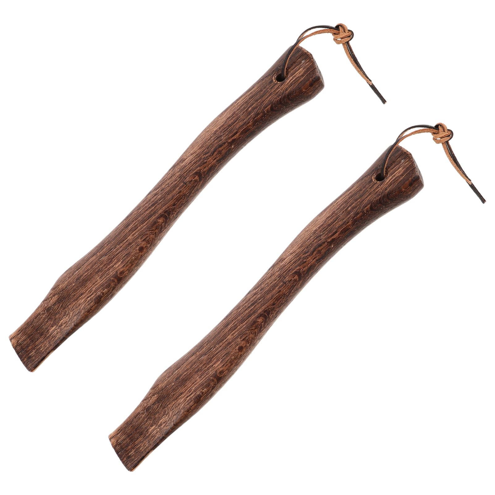 YARNOW 2pcs Sturdy Wooden Axe Handle Replacement Ergonomic Design for Hatchet Easy Installation Compact Portable Wood Grip for Chopping and Camp Use