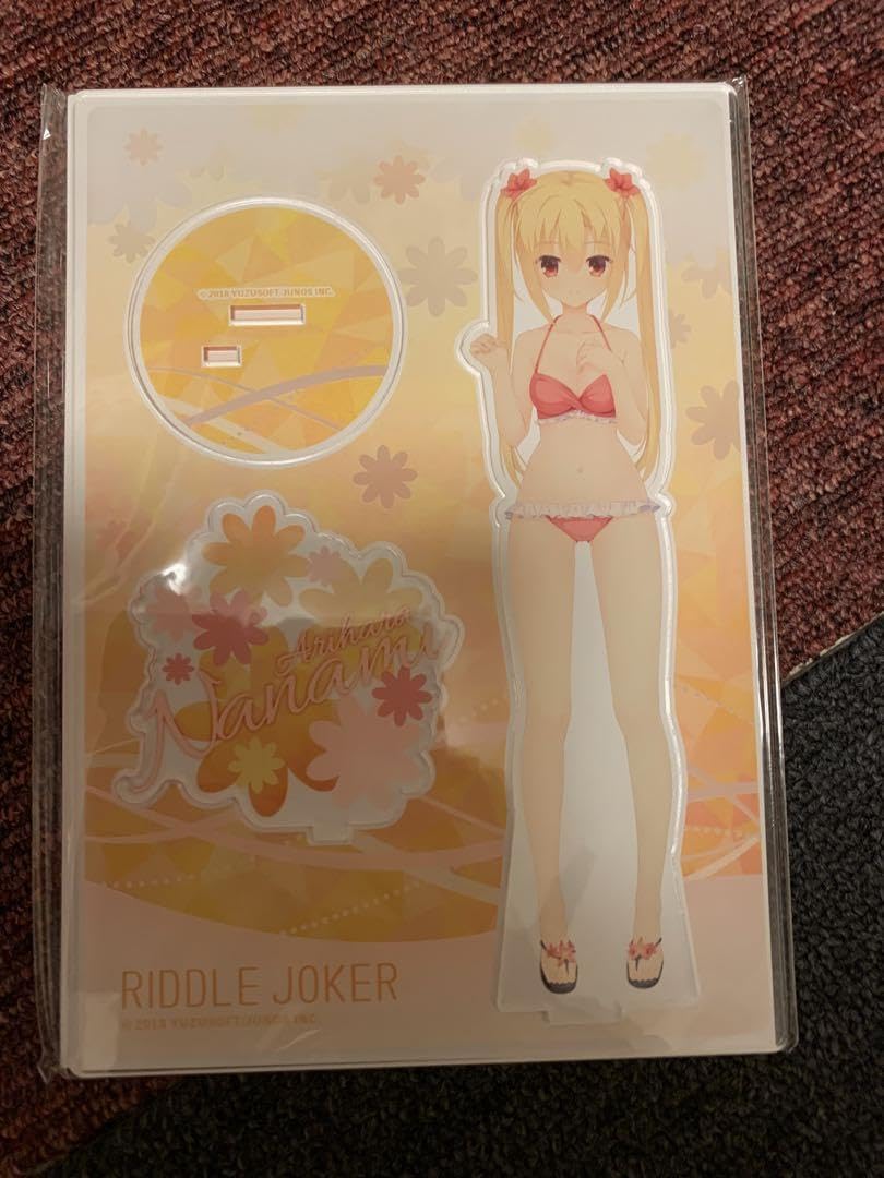 βⅣ RIDDLE JOKER 缶バッジ アクリルスタンド ゆずソフト 在原七海 Amazon.co.jp: RIDDLEJOKER 在原七海 アクリルスタンド ゆずソフト