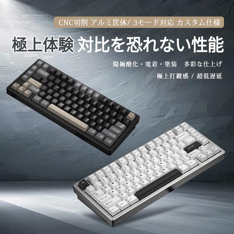 Amazon | WOBKEY Rainy 75 メカニカルキーボード/雨音のような打鍵感