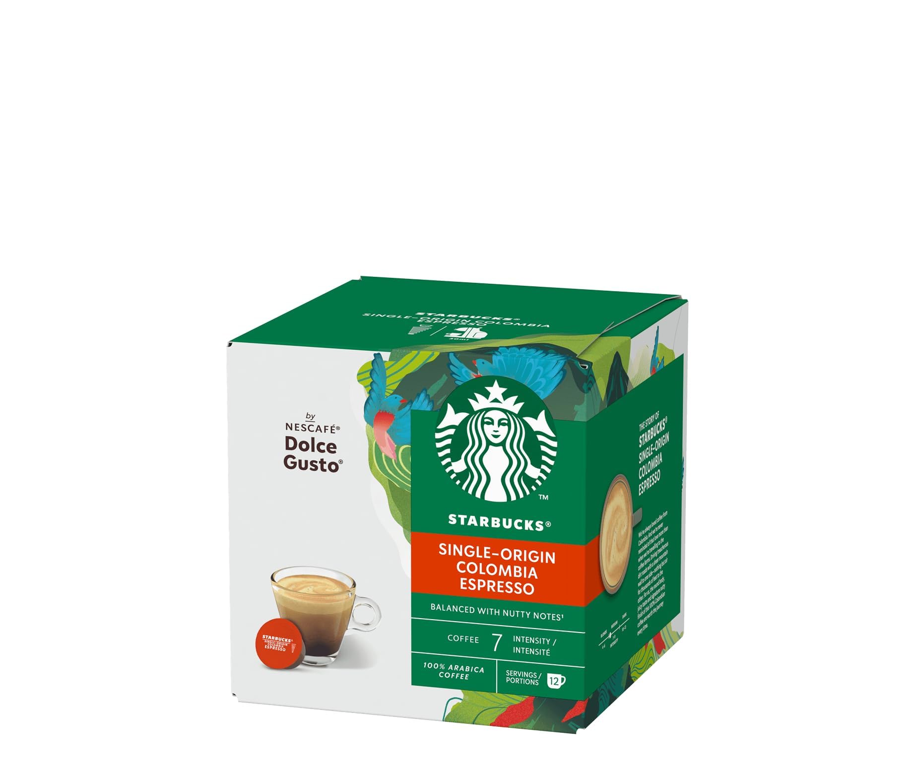 Starbucks Dolce Gusto-Espresso Colombia 12 Coffee Capsules
