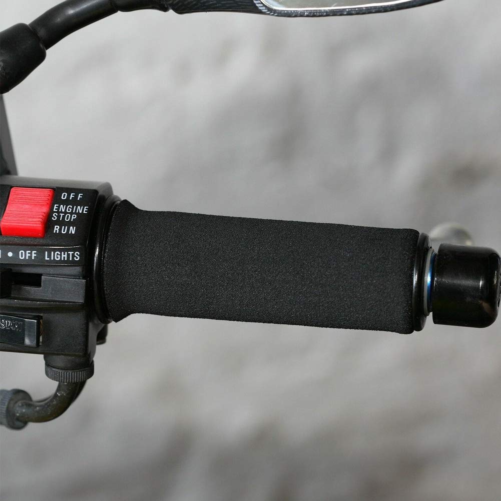 Manopole per Moto in Schiuma Manopole per Moto da 30 Mm/1.18 Pollici Coperture in Spugna Impugnatura per Manubrio Antiscivolo per R850/R1100GS/R1150GS/R1200GS
