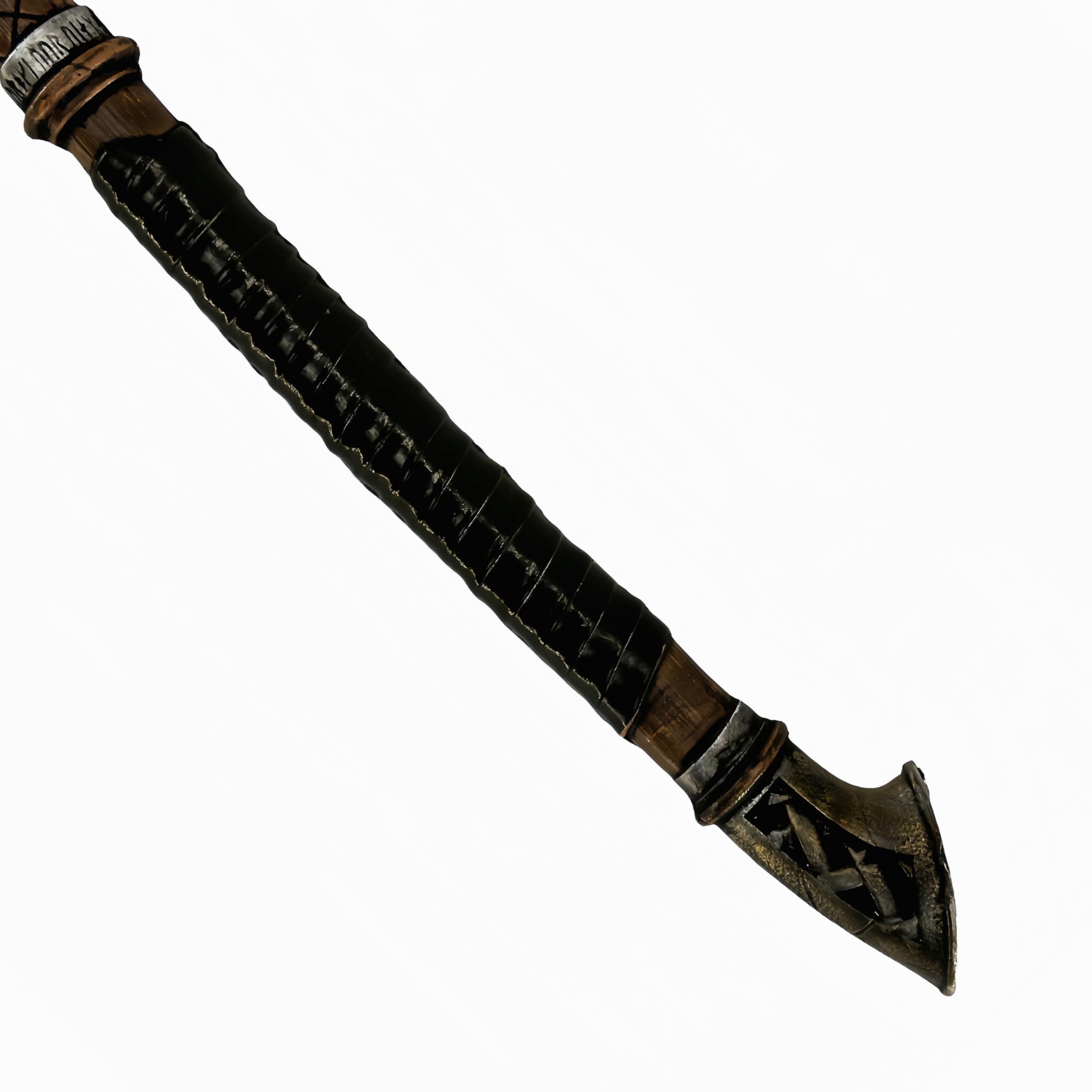 LOOYAR Hache de combat en mousse Viking Aegishjalmur Valknut - Accessoire inspiré de la mythologie nordique pour Halloween