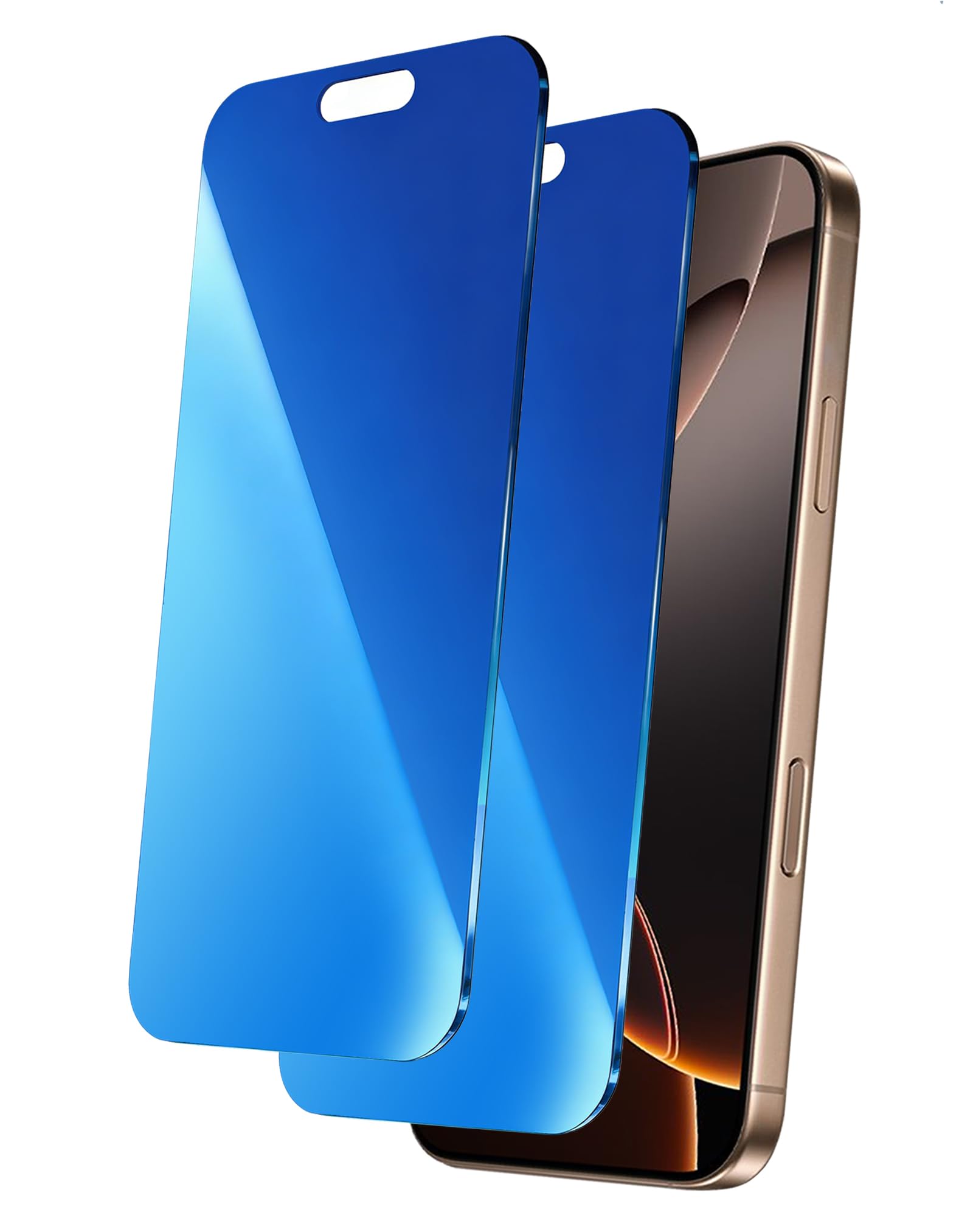 stilluxy 2 Pack for iPhone 15 Plus Privacy Screen Protector [6.7 inch] Anti-Spy Private Tempered Glass Film Accessories Anti-Blue Light 9H Hardness