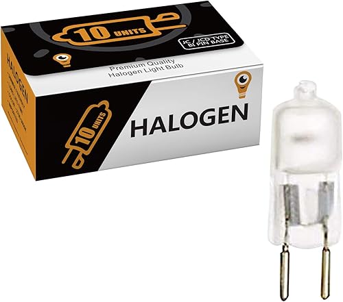 Miniatura 2 de Paquete de 10 lentes esmeriladas regulables T4 Q35/G5.3FR/120V G5.3 JCD 35 W 35 W 120 voltios halógena calentador de aceite calentador de aceite
