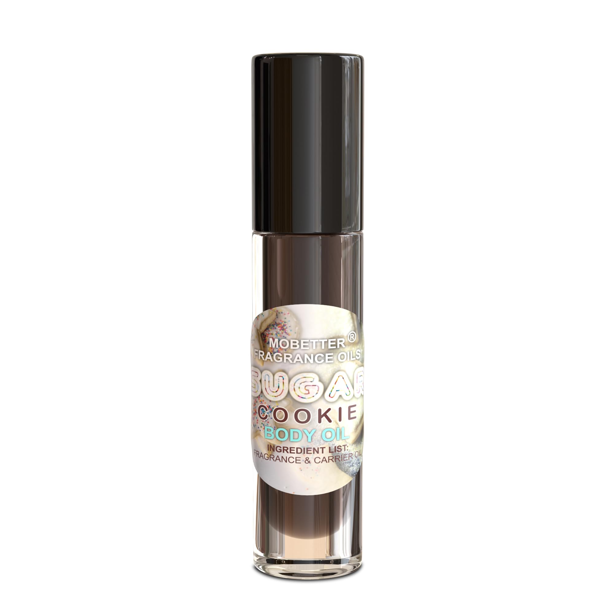 Sugar Cookie Perfume Body Oil, Long Lasting, Travel Size Roll On