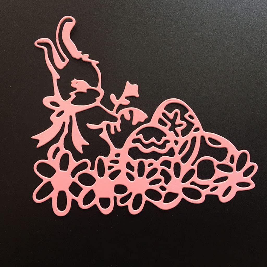 Stencil Metallo Con Forma Coniglio - Fustelle Per Scrapbooking E Carta