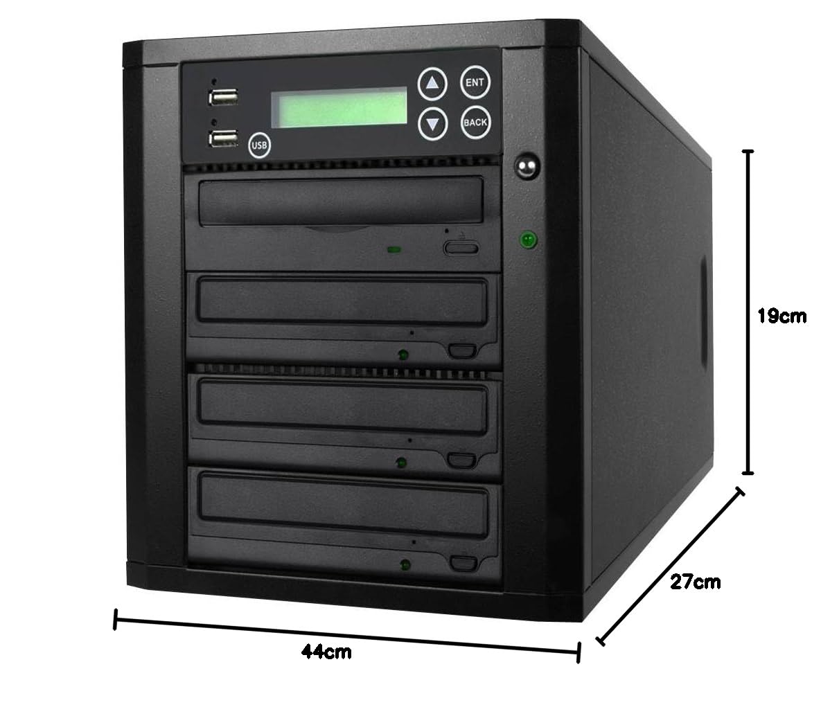EZ DUPE Duplicador 1:3 de Memoria USB y Discos – Clonador de USB a DVD/CD (Media Maven Plus)