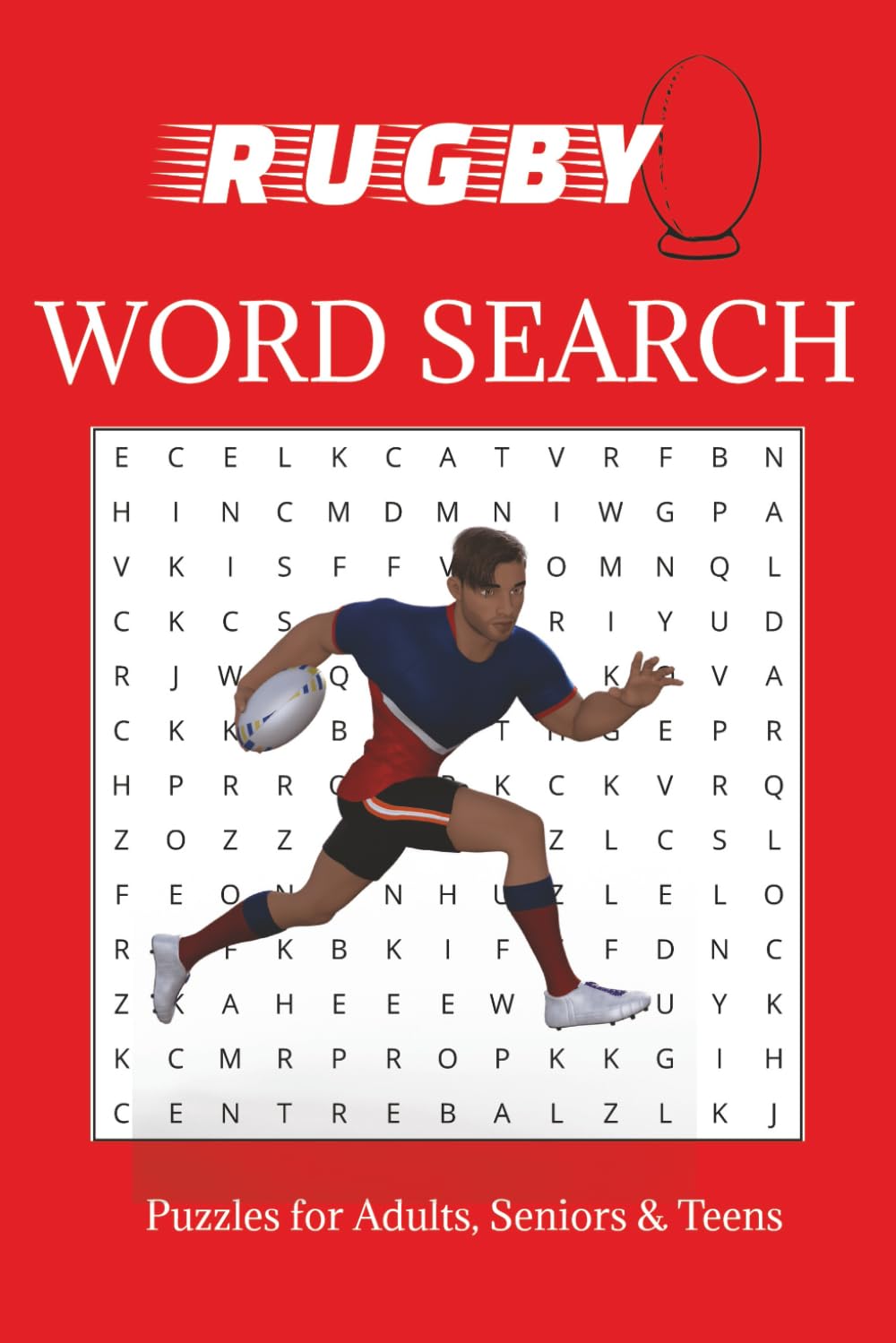 Rugby Word Search Puzzle Book: With Rugby related words for sports fans | 6x9 inches, 110 pages | 55 puzzles – great for gifts…
