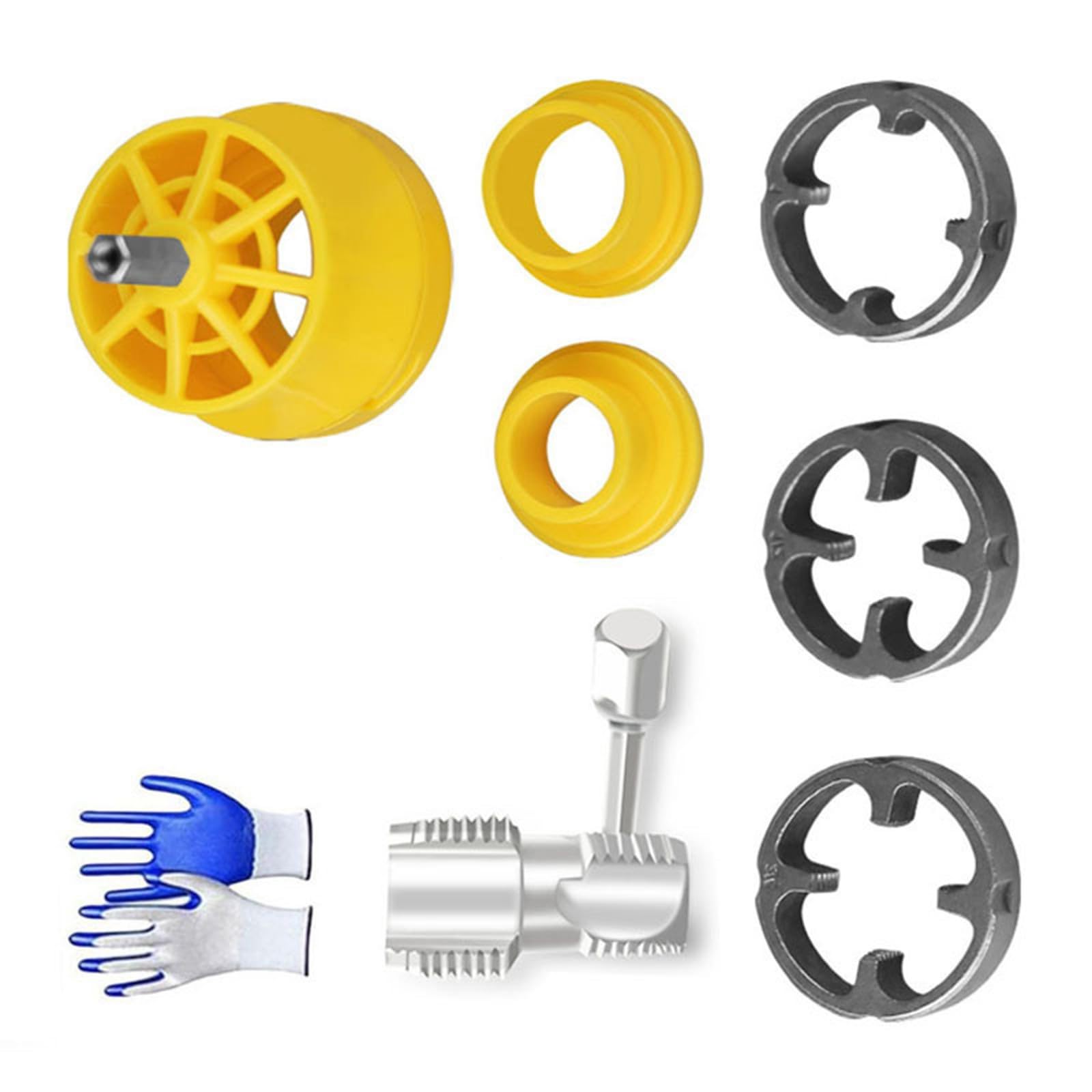 Tsophreniq Thread Maker Tool Set Pipe Threading Mold Set Plumbing Plumbing Mold Tap Wrench Repair Pipe
