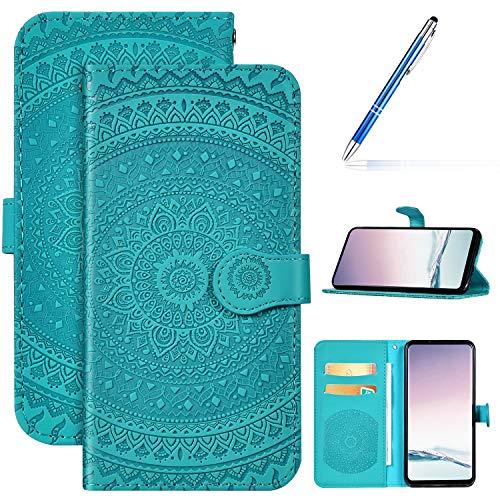 Robinsoni Case Compatible with Samsung Galaxy A5 2017 Phone Case Wallet Galaxy A5 2017 Leather PU Phone Cover Shockproof Kickstand Case Flip Note Book Style Cover Heavy Duty Case Hard Case Mandala