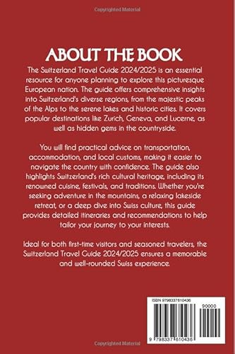 Independently Published Philip, Ruby P. Switzerland Travel Guide 2024/2025: Luxury Hotels To Budget Friendly Options thumb #1
