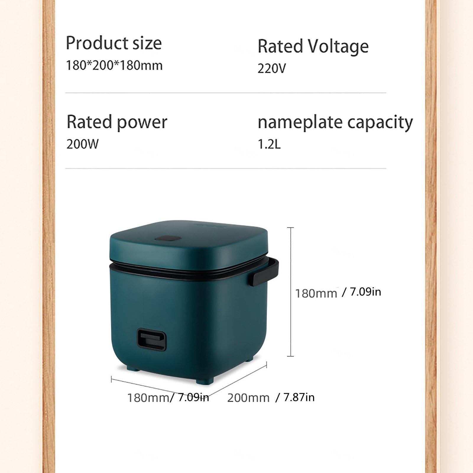 Mini cuiseur à riz rose de 1,2 l pour 1 personne – Petit cuiseur de cuisine multifonction et cuiseur vapeur pour la vie en appartement – Fiable et pratique