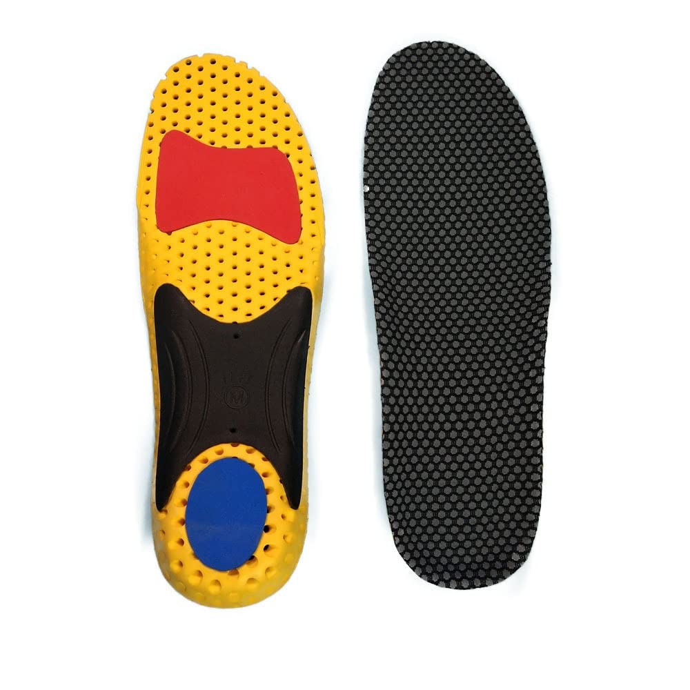 Wygwlg Plantar Fasciitis Einlegesohlen Arch Support Orthotic Inserts Für Männer Frauen, Flache Füße Pronation Heel Pain Relief Orthotics (Size : L)