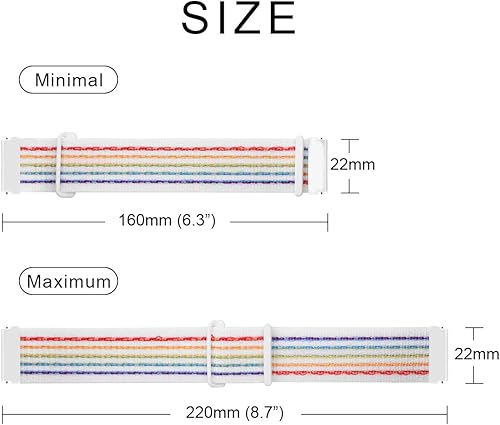 Miniatura 9 de Correa de reloj de 0.866 in compatible con Samsung Gear S3 FrontierGalaxy Watch de 1.812 pulgadasWatch 3 de 1.772 pulgadas, Watch GTGT2GT3 1.812