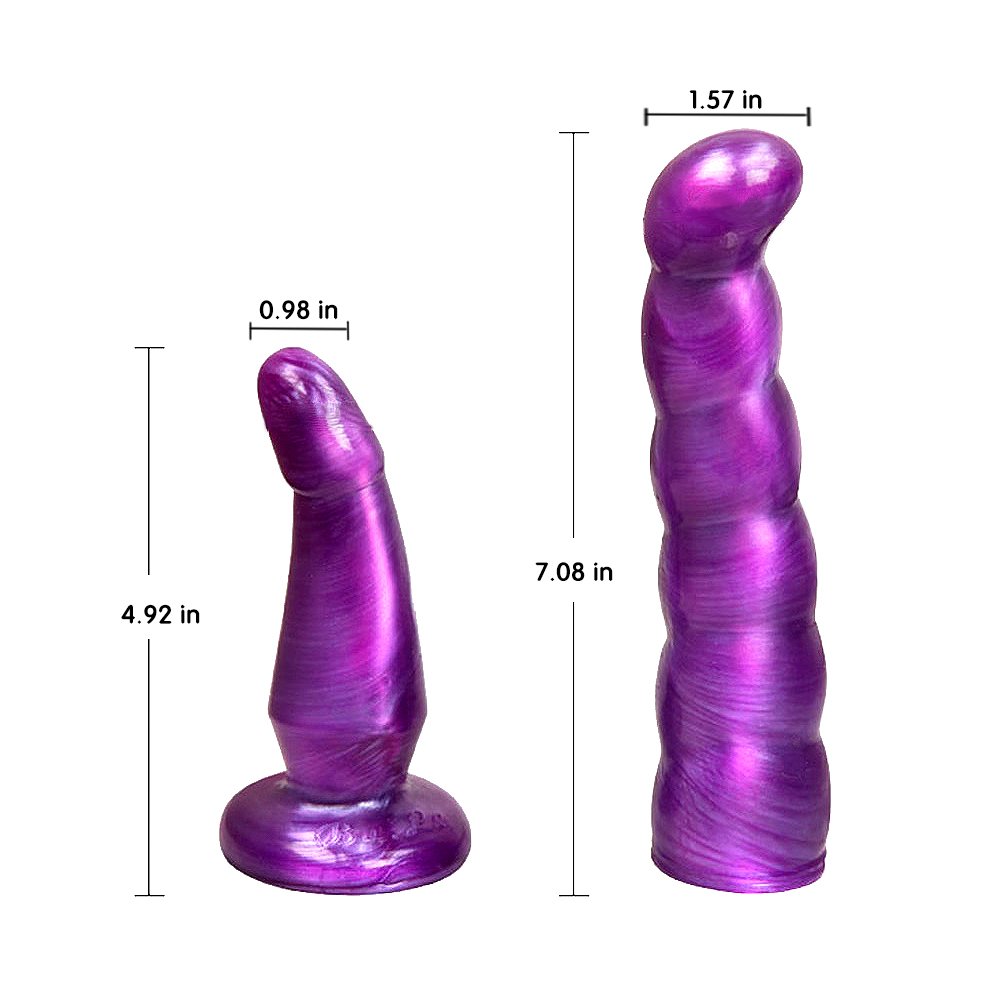 Vibrador para mujeres Hisionlee, pene con estimulación del punto G, doble dildo para clítoris