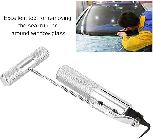 Miniatura 7 de Kuuleyn Herramienta de extracción de parabrisas, herramientas de extracción de vidrio para automóvil, herramienta de corte de vidrio profesional