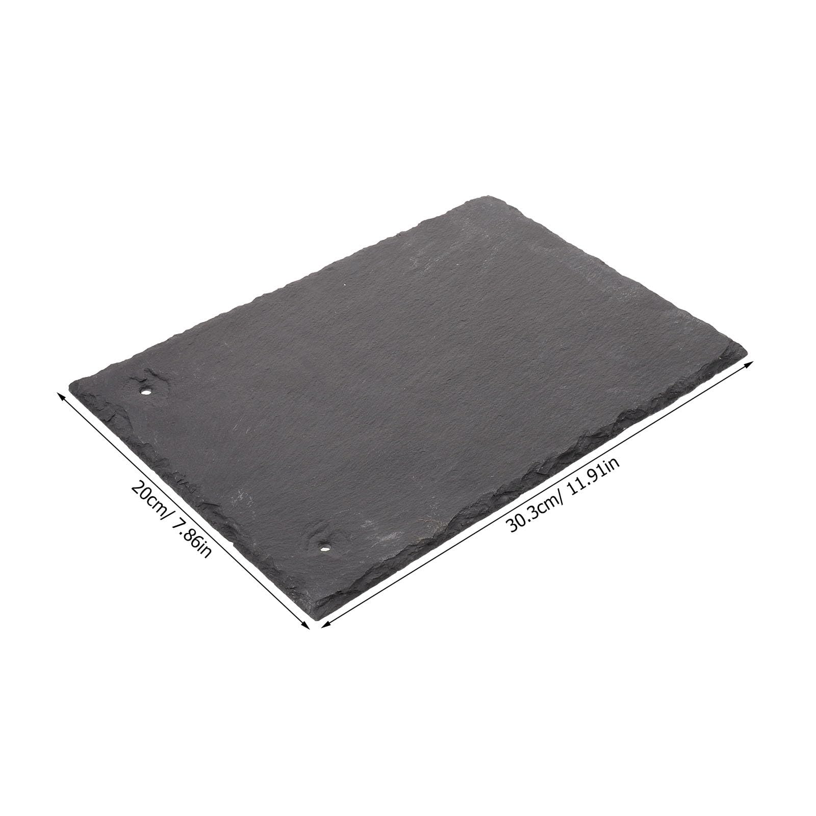 OUNONA Paneles Decorativos para Tejado de Pizarra Negra Estilo Europeo Diseño Ligero y Resistencia al Clima para Reparación Exterior de Casas