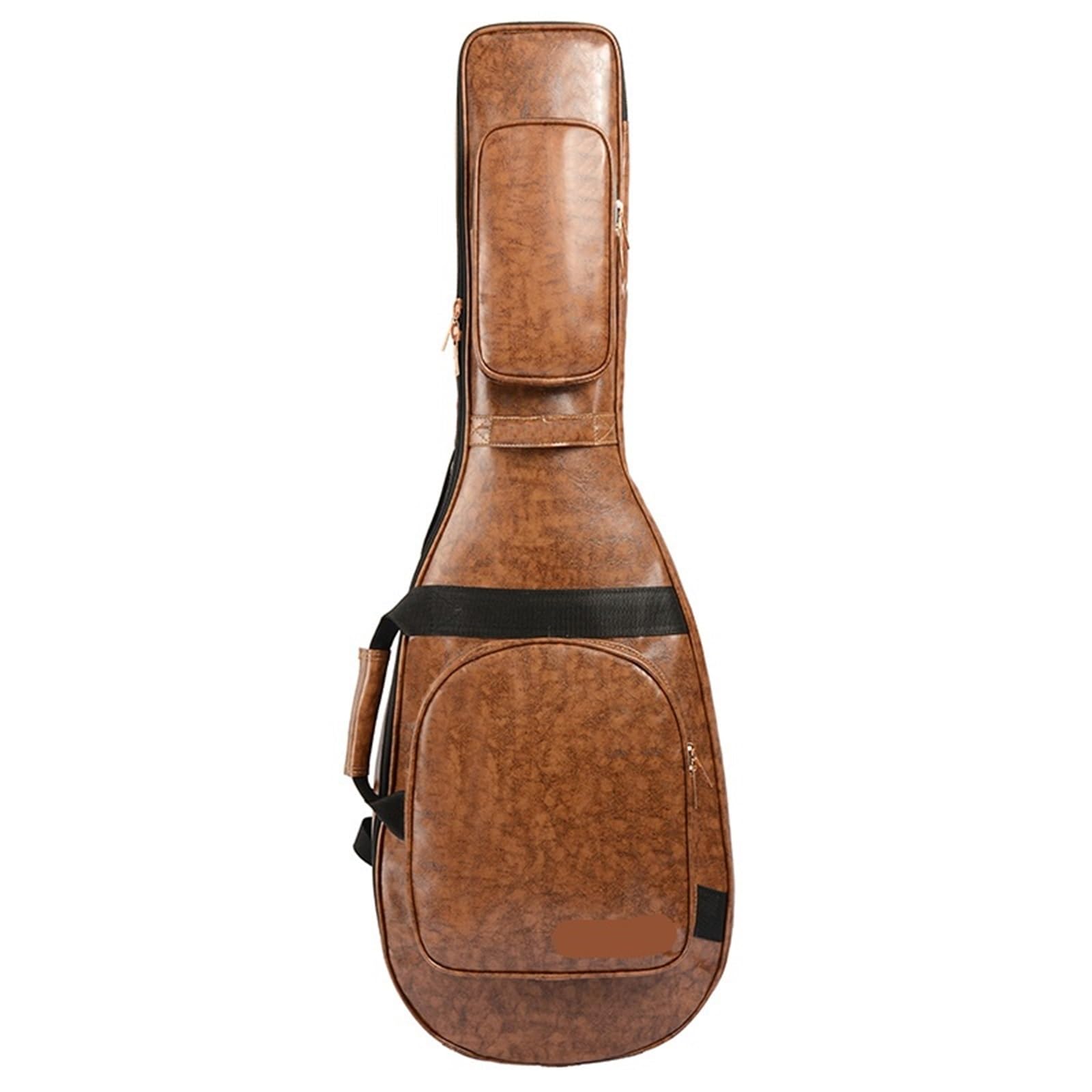 Custodia per Chitarra Borsa for chitarra elettrica ispessita folk basso elettrico in PU con doppia spalla Set pianoforte Fodera velluto(Bass)