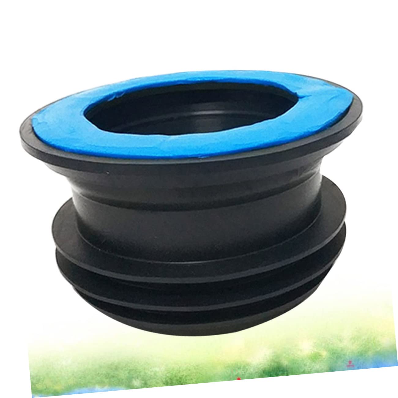 Operitacx 2 Pezzi Guarnizione Per Wc Guarnizione Per Wc Guarnizione Per Wc Anello Di Tenuta Per Scarico Antiodore Anello Per Flangia Wc Gomma Blu