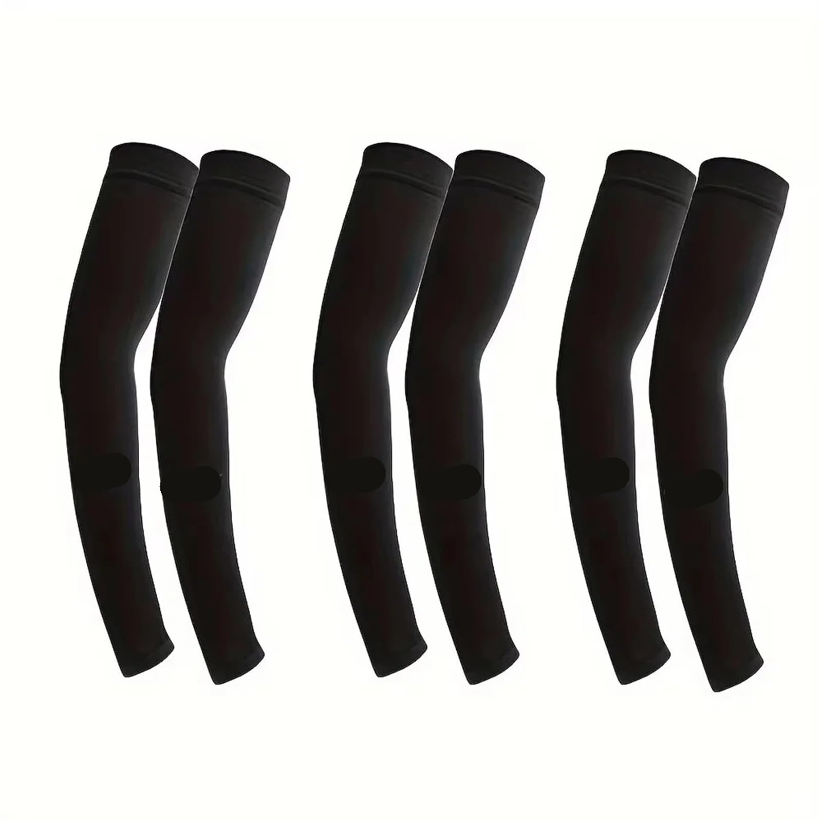 Mangas De Brazo De Seda De Hielo Unisex for Protección Solar De Verano, Guantes De Refrigeración for Ciclismo Al Aire Libre, 3 Uds.