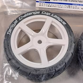 Amazon | 旧ロット 接着済み ラジアル 4本 24mm幅 オフセット0 TAMIYA