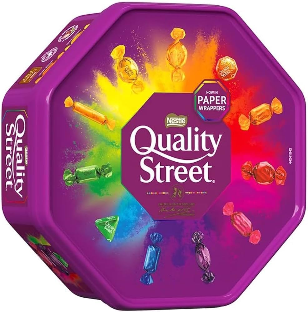 Nestle Quality Street Assorted Milk and Dark Chocolates Are Individually Wrapped Gift For Any Occasion King Size Tin Box 900g (B0CRPWWWWV) Amazon Price History, Amazon Price Tracker
