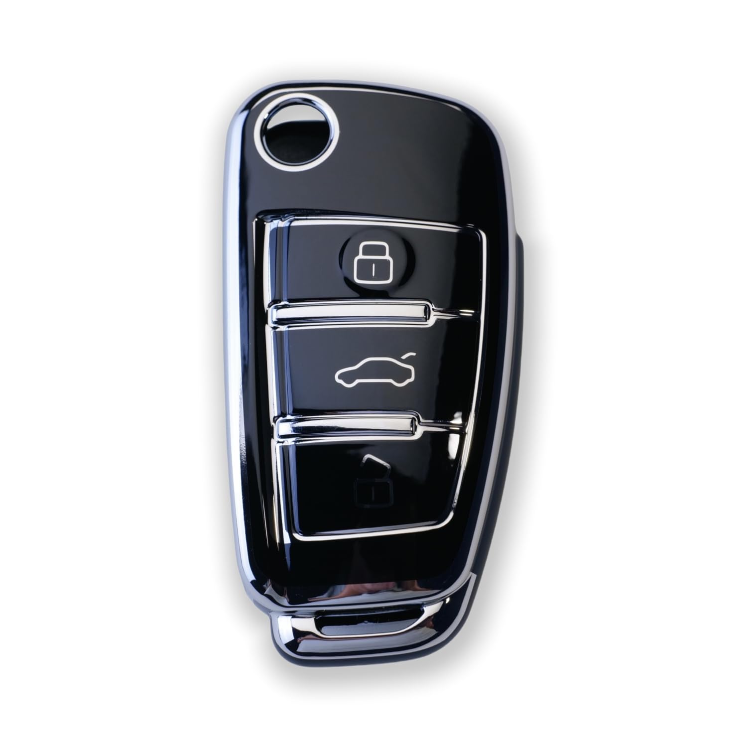 Custodia TPU Per Chiave Audi - Cover Protettiva Per A1 A3 A4 A5 A6 A8 Q2 Q3 Q5 Q7 E Modelli Affini - Foto 3