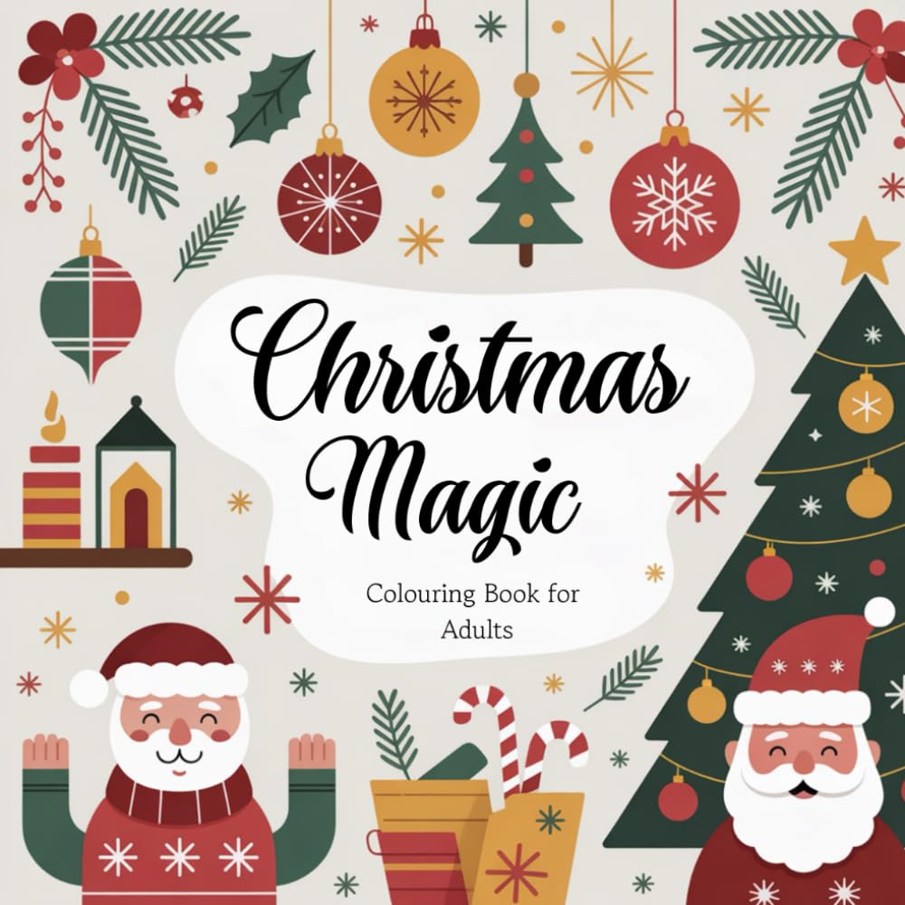 Christmas Magic: Colouring Book for Adults