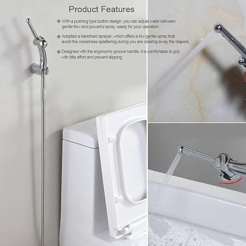 Miniatura 4 de Kit de enema de ducha para el hogar, limpiador anal vaginal, boquilla de limpieza anal, apta para sistema regulador de ducha para hombres y mujeres,