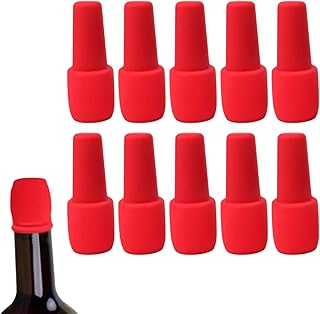 シリコン ワイン ストッパー - シリコン製 ワイン保存用キャップ - 漏れ防止 ボトル ストッパー,キッチン パーティー バー 集まり 結婚式 休日 シャンパン ビール 飲み物用