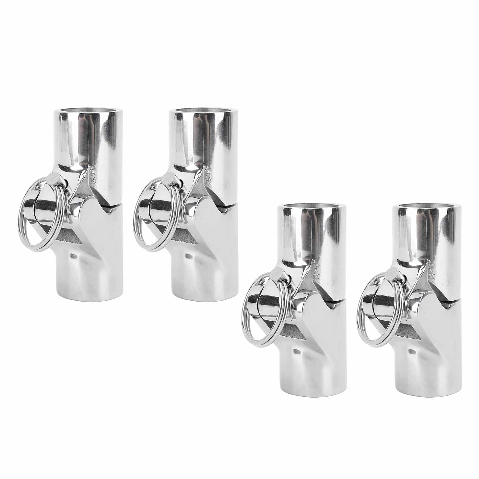 Tbest Connettore per tubi per barche Pieghevole Tubo Girevole Hardware Acciaio Inox 316 22mm Marine Yacht Accessori per FRP Gonfiabile Business