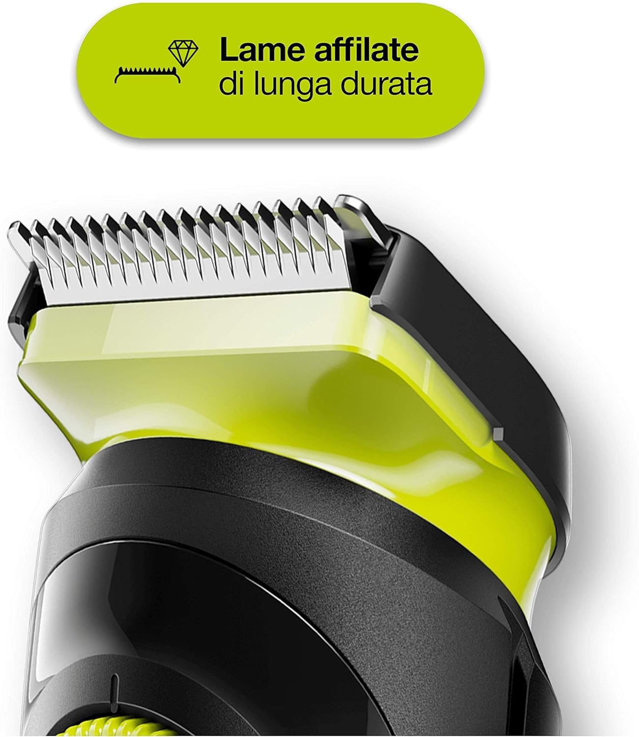 Braun BT3221 Regolabarba Uomo e Tagliacapelli con Lame Affilate di Lunga Durata, 20 Impostazioni di Lunghezza, Nero/Verde