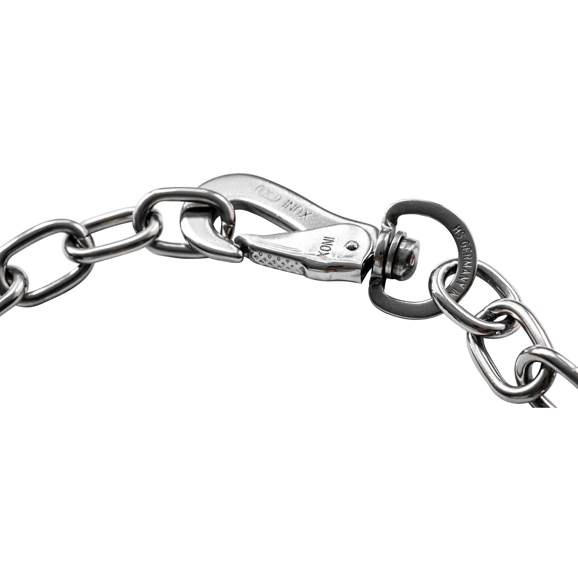 Sprenger Hundehalskette mit Sprenger Haken aus Edelstahl rostfrei 4 mm I Größe individuell einstellbar I Halskette (70 cm)