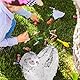 Relaxdays Pinata Set, 3tlg., Faultier-Form, zum Aufhängen, Kinder, Mädchen & Jungs, mit Stab & Maske, unbefüllt, silber
