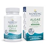 Nordic Naturals Algae DHA - 60 Soft Gels - 500 mg Omega-3 DHA - Certified Vegan Algae Oil - Plant-Based DHA - Brain, Eye & Nervous System Support - Non-GMO - 30 Servings