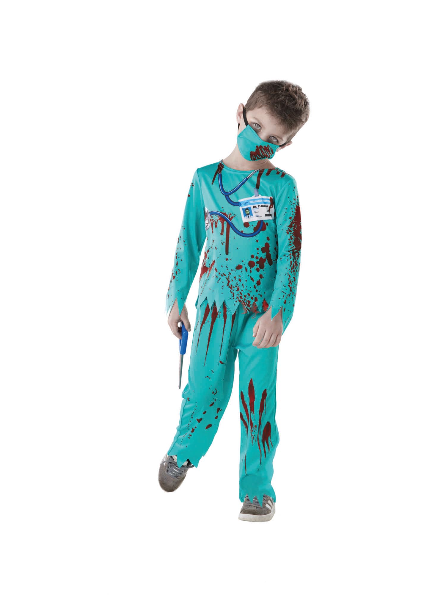 Bristol Novelty Fancy Dress, Zombie Doctor Kids Costume, Medium, Age 5-6 years