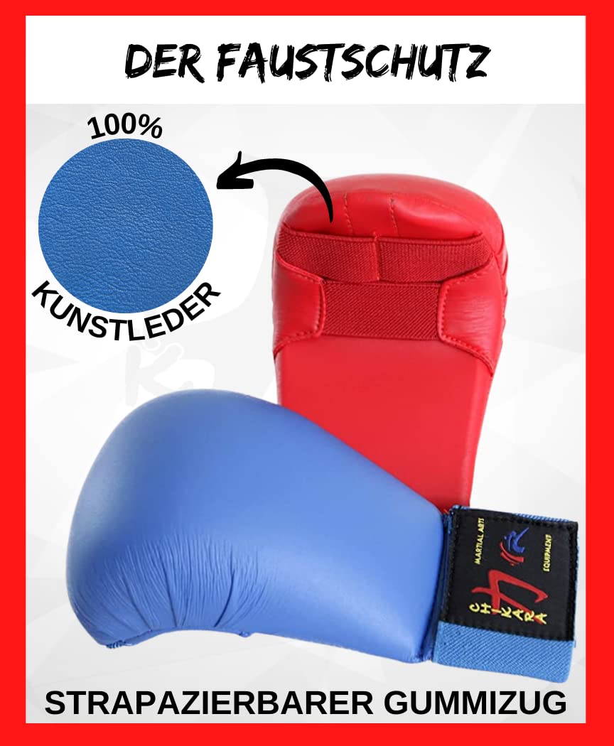 Chikara Karate Faustschutz, Karate Boxhandschuh, Karate Handschutz, Kampfsport Handschutz, Kampfhandschuhe
