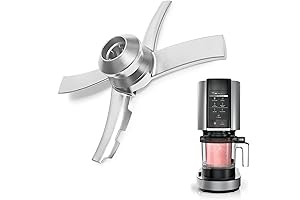 Ninja Creami Replacement Parts: Stainless Steel Paddle Blade for Ninja Creami Ice Cream Makers