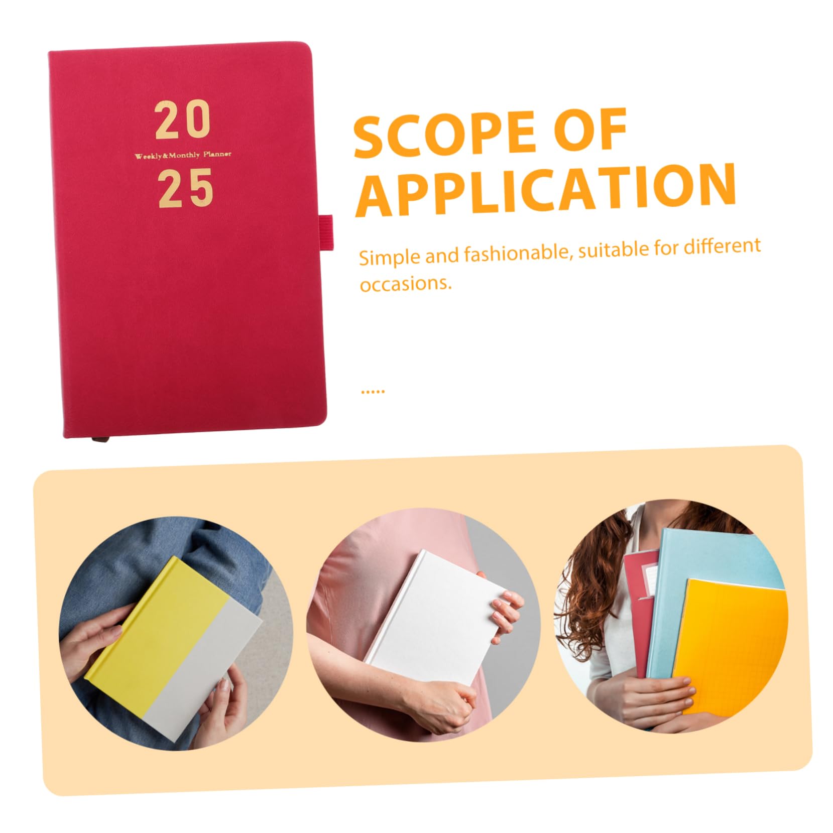 SHINEOFI 2025 Studentenplaner Tages- Und Stundenlayouts Tagebuch Notizbuch Und Monatsplaner