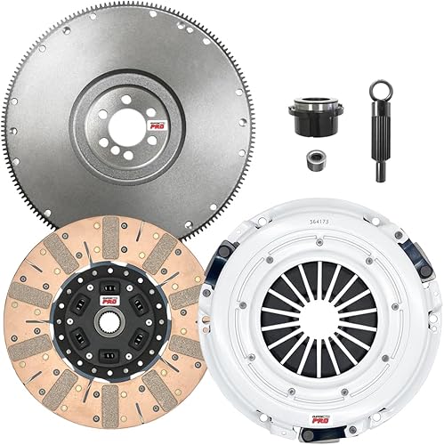 ClutchMaxPRO Performance Stage 3 Kit de embrague con volante compatible con Chevrolet Camaro 1998-2002 1997-2004 Corvette 1998-2002 Pontiac Firebird