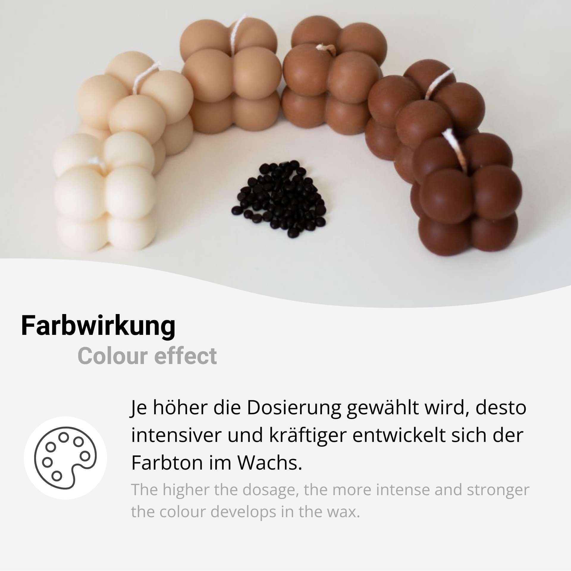 1 kg Kerzenfarbe, Wachsfarbe zum Durchfärben, Kerzen einfärben, Made in Germany (Violett 290)